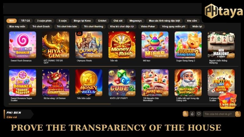 PHTaya scam - The truth behind the negative rumors 7 Prove the transparency of the house