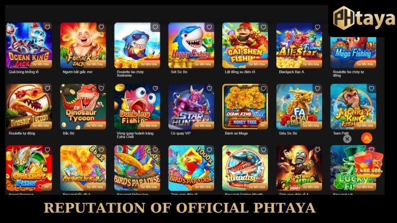 Official PHTaya - Reputable entertainment, guaranteed every transaction 7 Reputation of Official PHTaya
