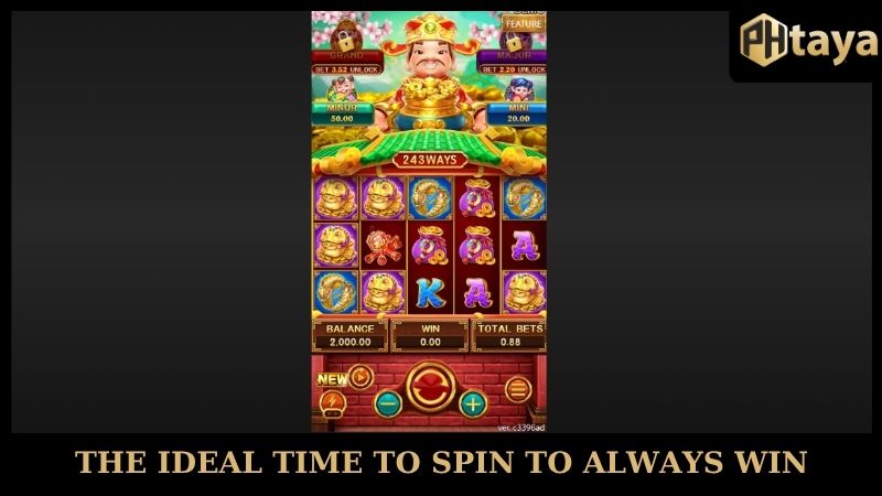 Lucky fortunes - Discover the lucky slot game on PHTaya 8 The ideal time to spin to always win