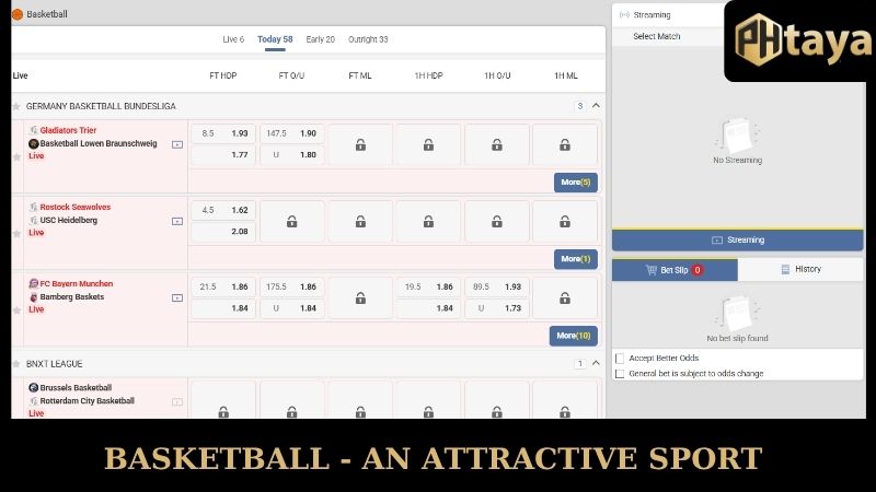 Basketball - A fast sport with huge prediction opportunities 5 Basketball - An attractive sport