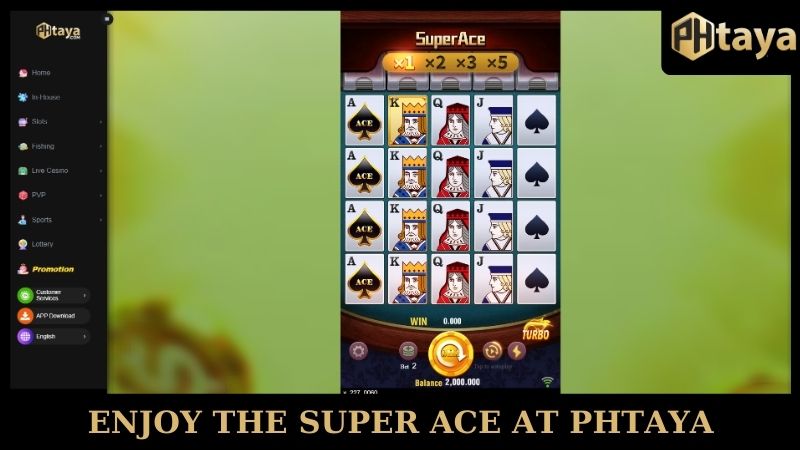 Slot Game With PHTAYA - Thrilling Experience Of Gaming 5 Enjoy the Super Ace at PHTAYA