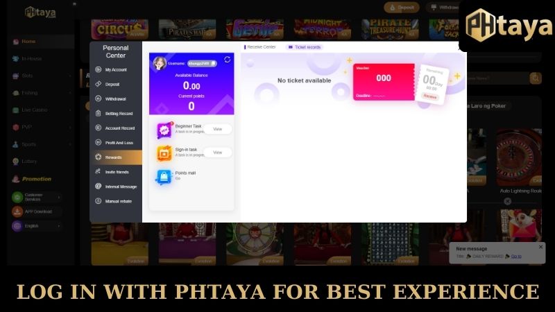 How to Login PHTAYA - A Complete Guide For Gamers! 4 Log in with PHTAYA for best experience
