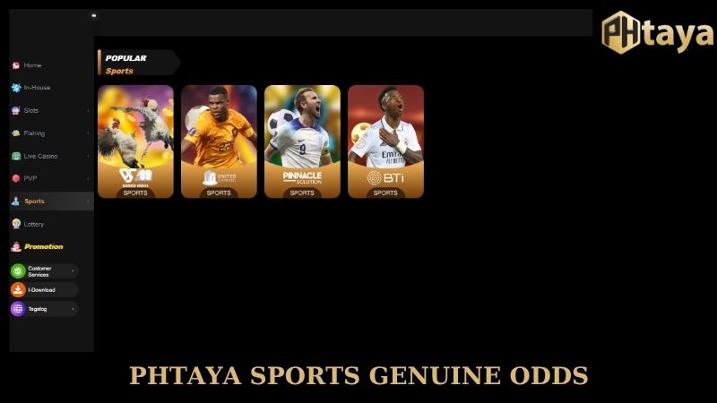 PHtaya - Transparent betting platform, strong reputation 6 PHtaya sports genuine odds