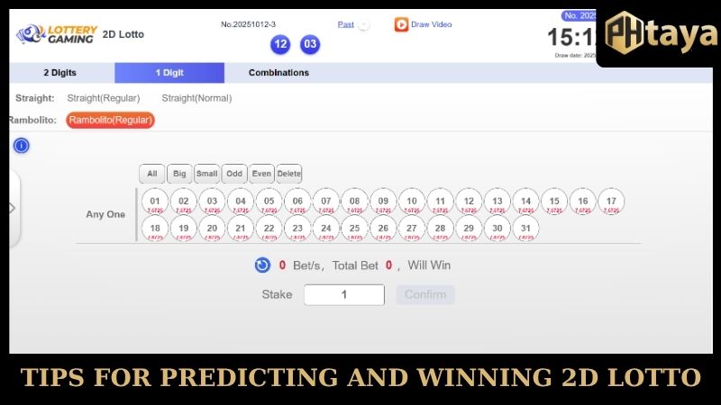 Get rich from 2D Lotto - A chance to change your life with extremely low capital 7 Tips for predicting and winning 2D Lotto
