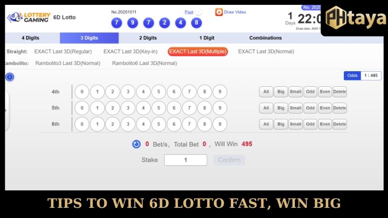 The secret to winning big every week with 6D Lotto that everyone needs to know 7 Tips to win 6D Lotto fast, win big